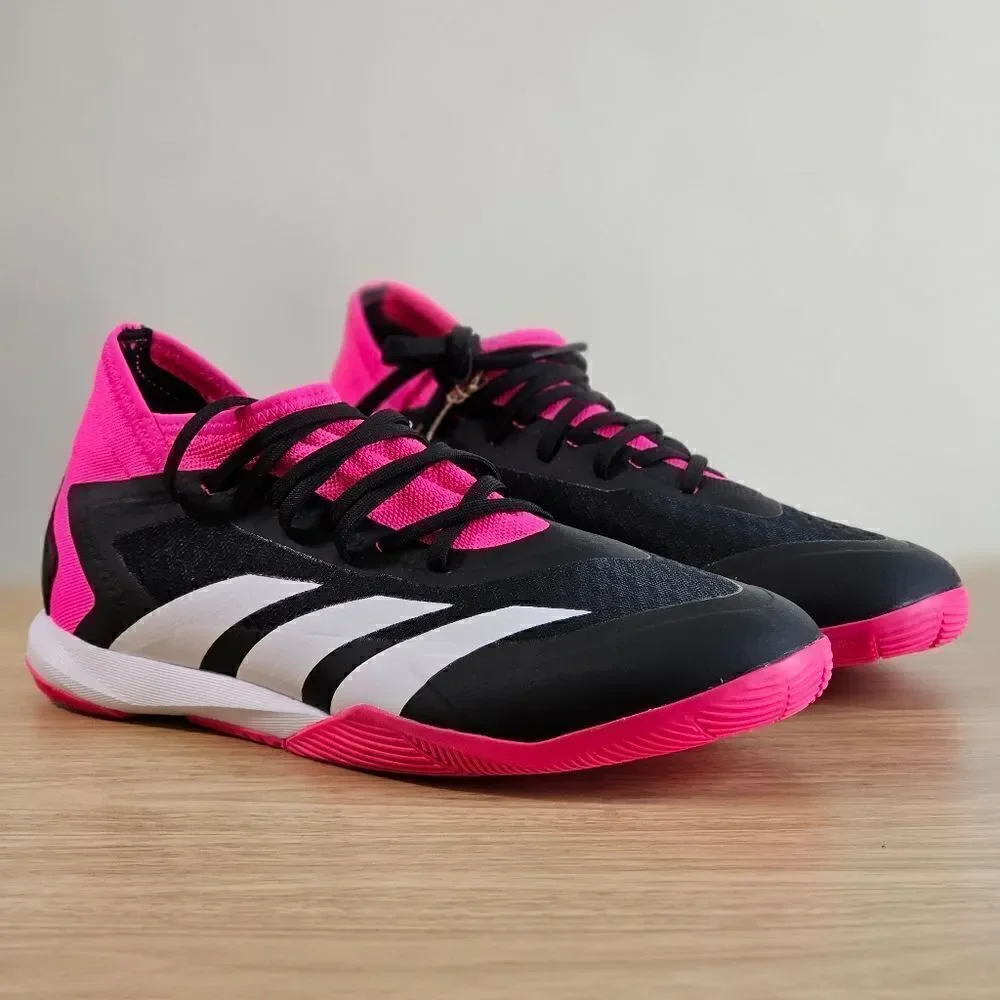 Adidas Predator Accuracy .3 Indoor Soccer Sala Shoes 9 Black Pink White GW7069